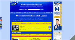 Desktop Screenshot of monteurzimmer-luebeck.de
