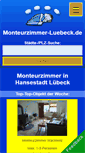 Mobile Screenshot of monteurzimmer-luebeck.de